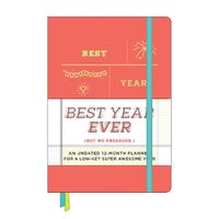 Cover image for Knock Knock Best Year Ever Large Hardcover Planner