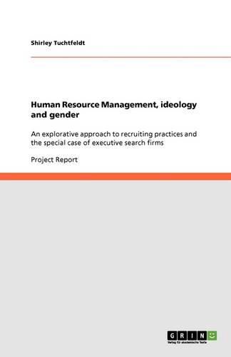 Cover image for Human Resource Management, ideology and gender