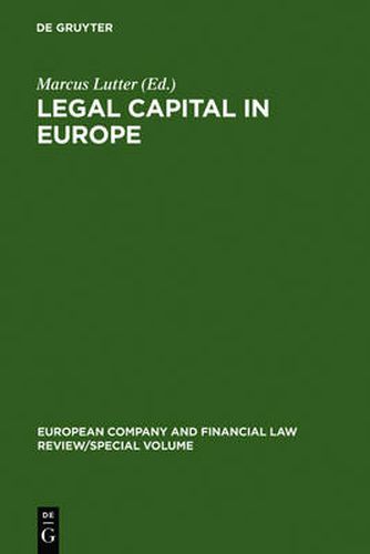 Cover image for Legal Capital in Europe