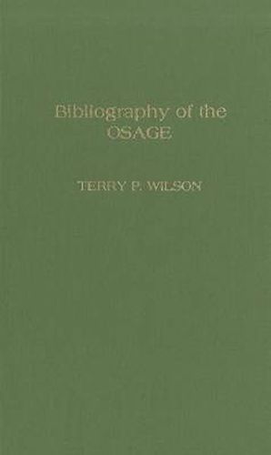 Bibliography of the Osage