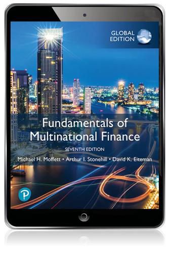 Cover image for Fundamentals of Multinational Finance, Global Edition