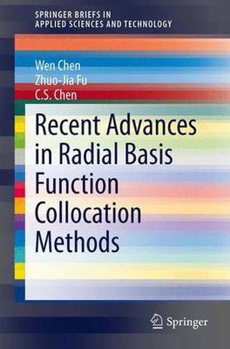 Cover image for Recent Advances in Radial Basis Function Collocation Methods