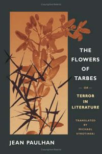 Cover image for The Flowers of Tarbes: Or, Terror in Literature