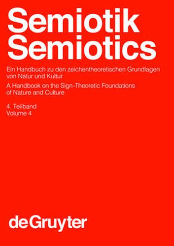 Cover image for Semiotik / Semiotics. 4. Teilband