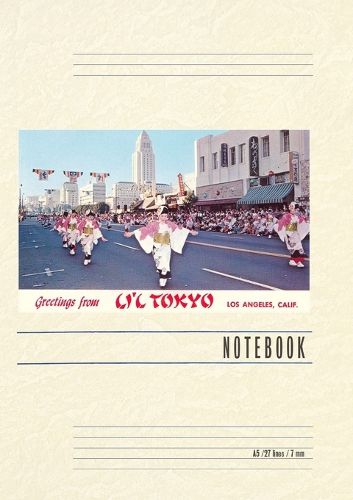 Cover image for Vintage Lined Notebook Greetings from Li'l Tokyo