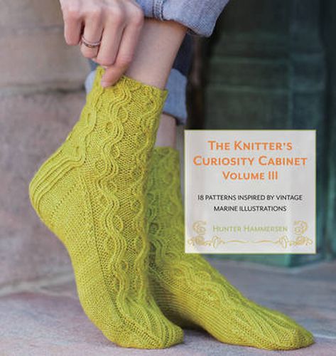 Cover image for The Knitter's Curiosity Cabinet: 18 Patterns Inspired by Vintage Marine Illustrations