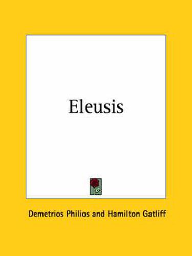 Cover image for Eleusis (1906)