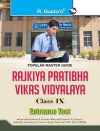 Cover image for Rpvv: Rajkiya Pratibha Vikas Vidyalaya (Class IX) Entrance Exam Guide