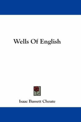 Cover image for Wells of English