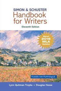 Cover image for Simon & Schuster Handbook for Writers, MLA Update Edition