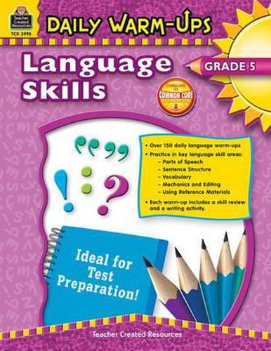 Cover image for Daily Warm-Ups: Language Skills Grade 5