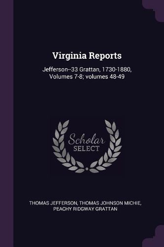 Cover image for Virginia Reports