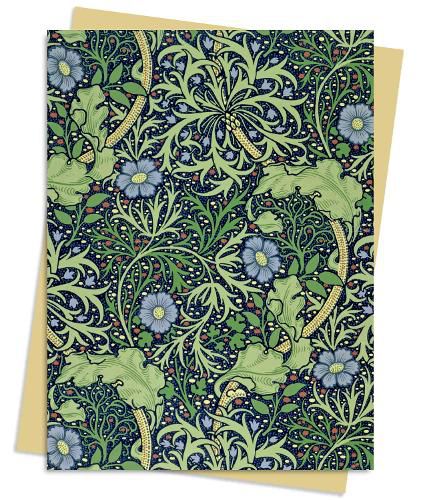 Cover image for William Morris: Seaweed Wallpaper Greeting Card Pack