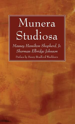 Cover image for Munera Studiosa