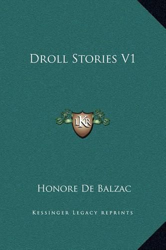 Cover image for Droll Stories V1