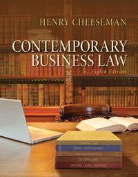 Cover image for Contemporary Business Law