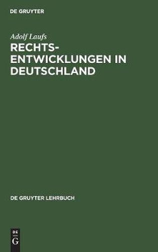 Cover image for Rechtsentwicklungen in Deutschland