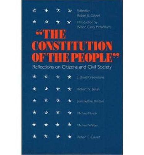 Cover image for The Constitution of the People: Reflections on Citizens and Civil Society