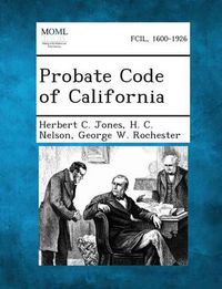 Cover image for Probate Code of California