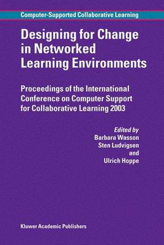 Cover image for Designing for Change in Networked Learning Environments