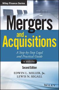 Cover image for Mergers and Acquisitions - A Step-by-Step Legal and Practical Guide 2e + website