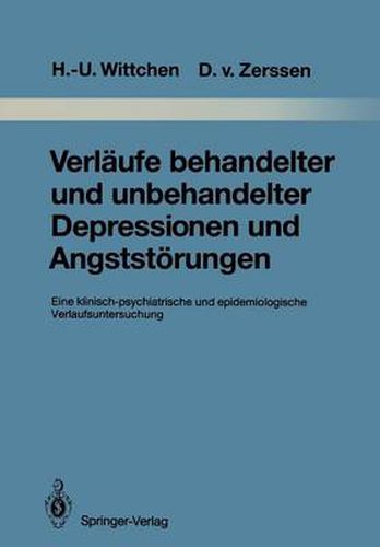 Cover image for Verlaufe Behandelter und Unbehandelter Depressionen und Angststorungen