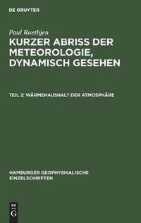 Cover image for Warmehaushalt Der Atmosphare