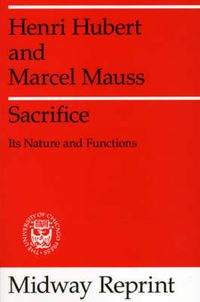 Cover image for Sacrifice: Its Nature and Functions