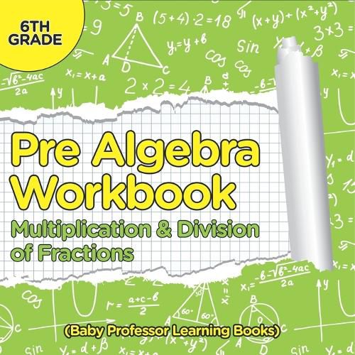 Cover image for Pre Algebra Workbook 6th Grade