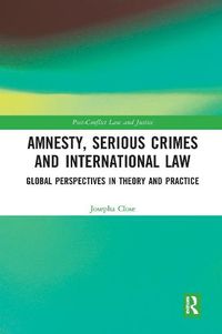 Cover image for Amnesty, Serious Crimes and International Law: Global Perspectives in Theory and Practice