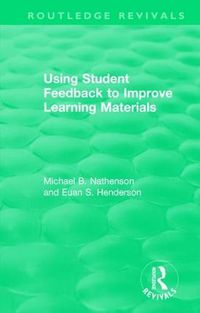 Cover image for Using Student Feedback to Improve Learning Materials