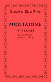 Cover image for Five Essays