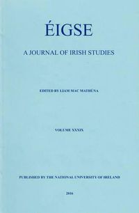 Cover image for Eigse: A Journal of Irish Studies, 39: Volume 39