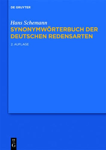 Cover image for Synonymwoerterbuch der deutschen Redensarten