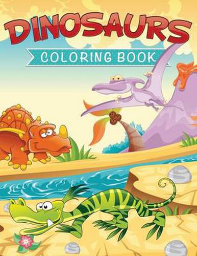 Cover image for Dinosaurs Coloring Book