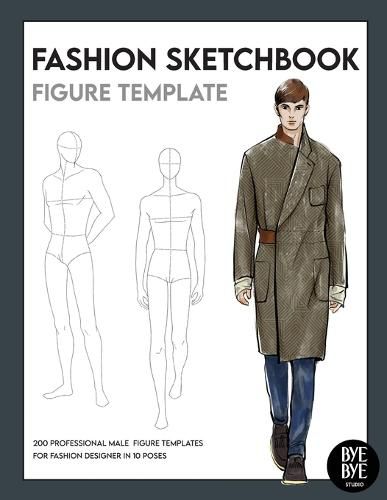 Cover image for Fashion Sketchbook Male Figure Template