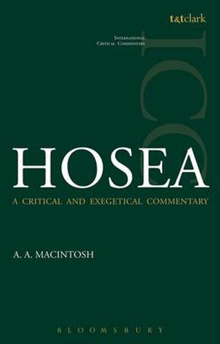 Cover image for Hosea (ICC)