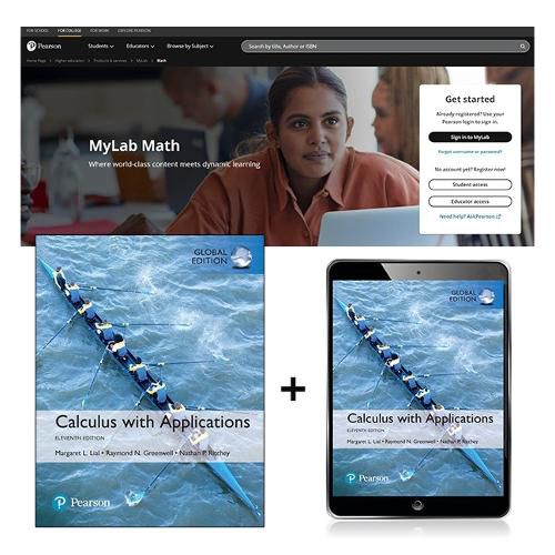 Cover image for Calculus with Applications, Global Edition + MyLab Math with eText