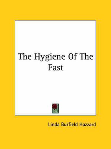 Cover image for The Hygiene of the Fast