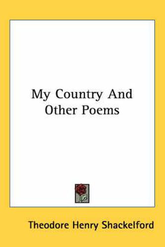 Cover image for My Country and Other Poems