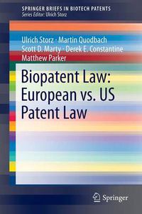 Cover image for Biopatent Law: European vs. US Patent Law