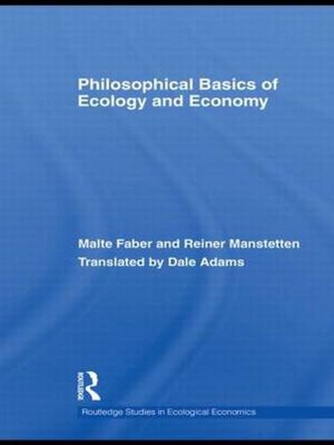 Cover image for Philosophical Basics of Ecology and Economy