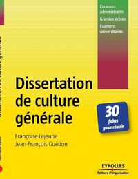 Cover image for Dissertation de culture generale