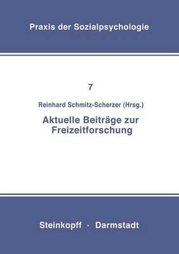 Cover image for Aktuelle Beitrage zur Freizeitforschung