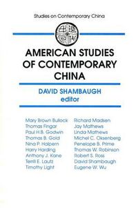 Cover image for American Studies of Contemporary China