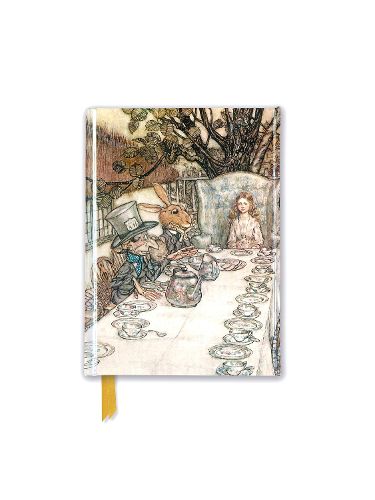 Cover image for Foiled Pocket Journal #58 Alice In Wonderland Tea Party