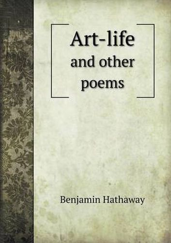 Cover image for Art-life and other poems