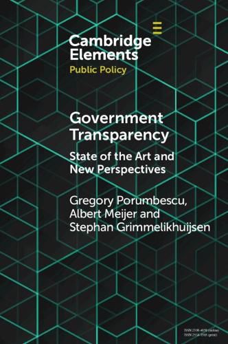 Cover image for Government Transparency: State of the Art and New Perspectives