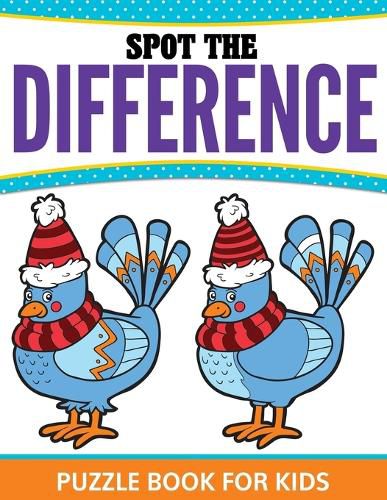 Cover image for Spot The Difference Puzzle Book For Kids