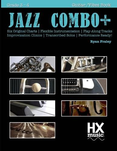 Cover image for Jazz Combo Plus, Guitar / Vibes Book 1: Flexible Combo Charts - Solo Transcriptions - Play-Along Tracks